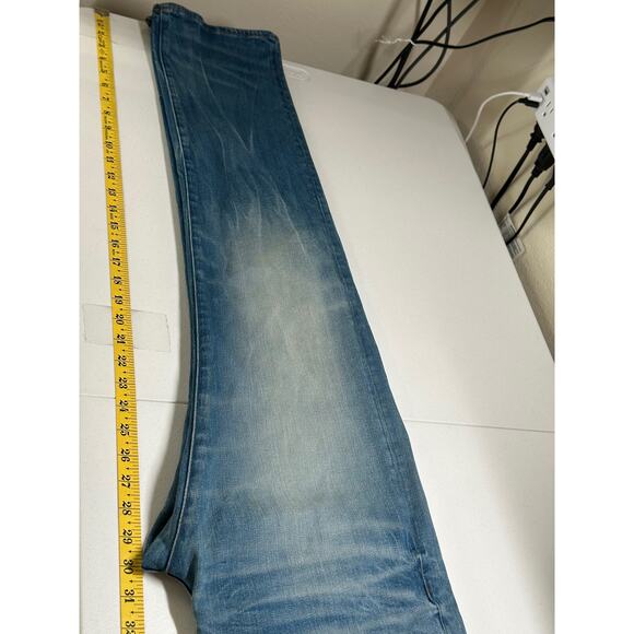 G-Star Raw Jeans Mens 32x32 3301 Straight Medium Wash Denim Stretch Button Fly - Picture 16 of 16